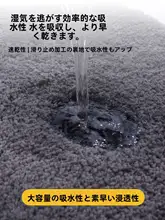 吸水性のバスルームマット【防滑・家庭用・トイレ・キッチン向け】