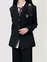 春秋用女子JK制服ジャケット【学院風・おしゃれデザイン】（セットアップ対応）