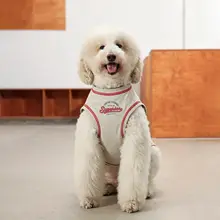 アメリカンレトロデザイン 大型犬用タンクトップ【春夏用・薄手・ラブラドール・ゴールデン・ボーダーコリー用】