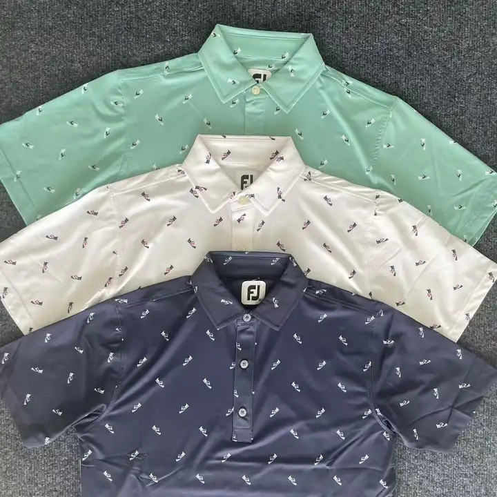 男性用 ゴルフ速乾ポロシャツ【通気性・短袖】