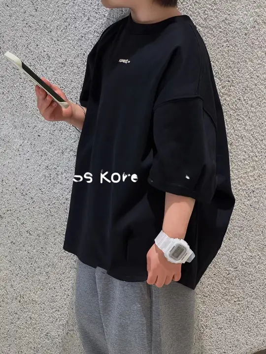 韓国風 男の子用 Tシャツ【子供用・短袖・ゆったりデザイン】