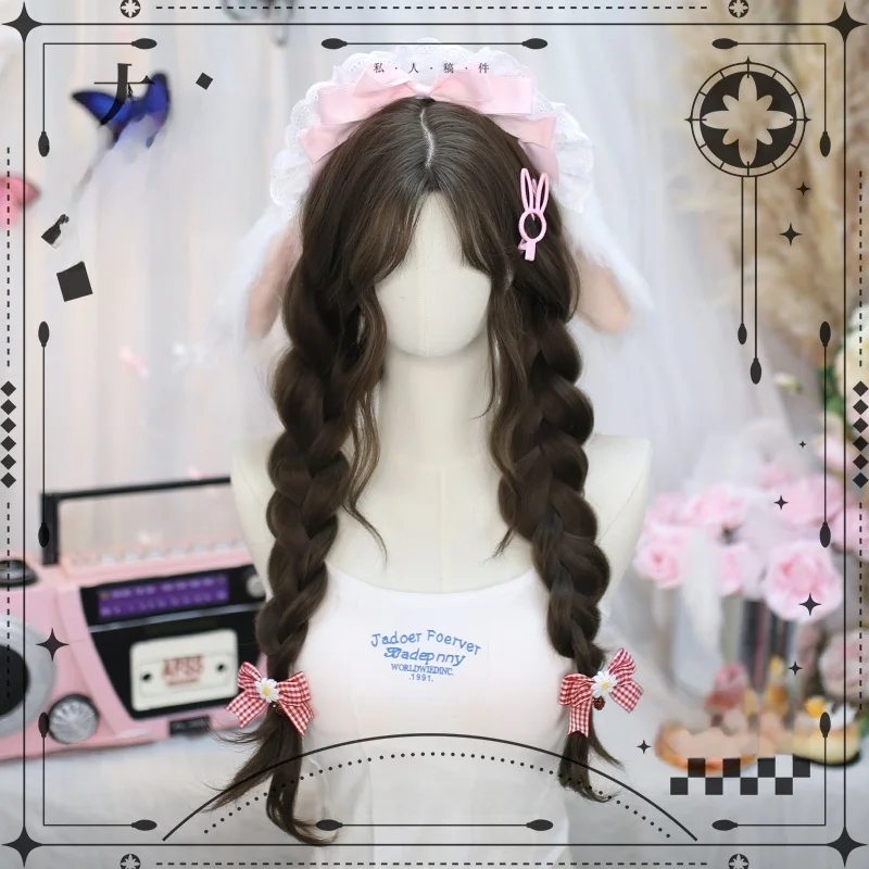 ロングヘアの簡単な大人アレンジ：全頭用ウィッグ【自然な八字バング・ロリータスタイル】の実用性と適用シーン