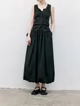 スカシフリルデザインのフレアスカート【ウエストゴム・中腰・水母花苞スタイル】