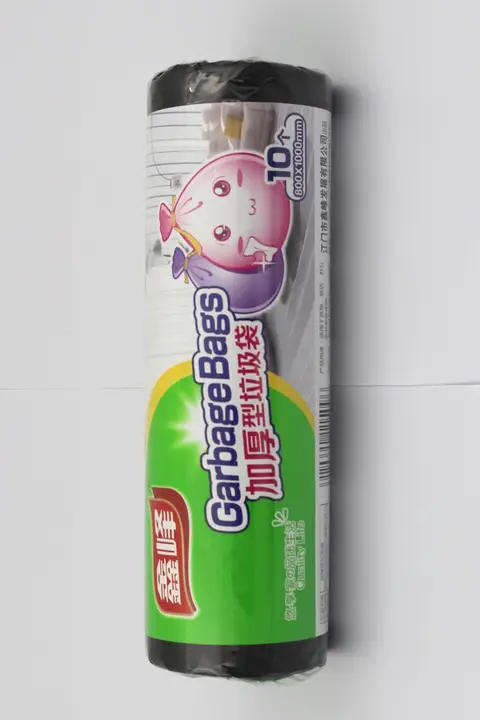 鑫峰 厚手PE平口型ゴミ袋【80×100cm・家庭用・ホテル・レストラン用・10枚入り】