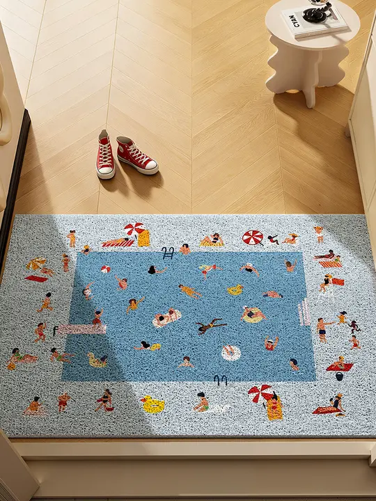 高級感のある玄関用マット【滑り止め・汚れに強い・室外用・除塵】