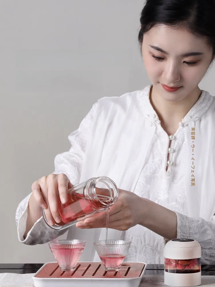 茶と水を分離する二重層耐熱ガラスカップ：twoinoneの定義と実用性を徹底解説