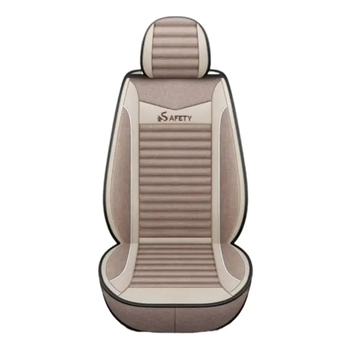 全包型リネン製カーシートカバー【四季対応・汎用タイプ】