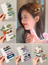 サイドパーツ用 ヘアクリップ【トレンドデザイン・前髪用・ポニーテール対応】