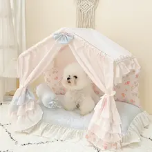 全季対応のペットテント【取り外し可能・犬猫用】