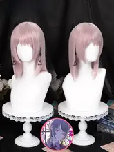 灰粉色のロングウィッグ【コスプレ用・リアルな頭皮デザイン】
