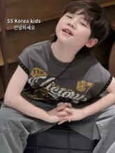 春夏用子供用マイクロスリーブTシャツ【ファ  ッション・スタッズ装飾】