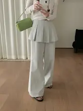 圧縮プリーツデザインのハーフパンツ【取り外し可能なヒップカバー付き・スタイル・カジュアル】（セットアップ対応）