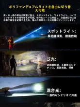 NITECORE 高輝度 LED 懐中電灯【防水・屋外用・二つの光源】
