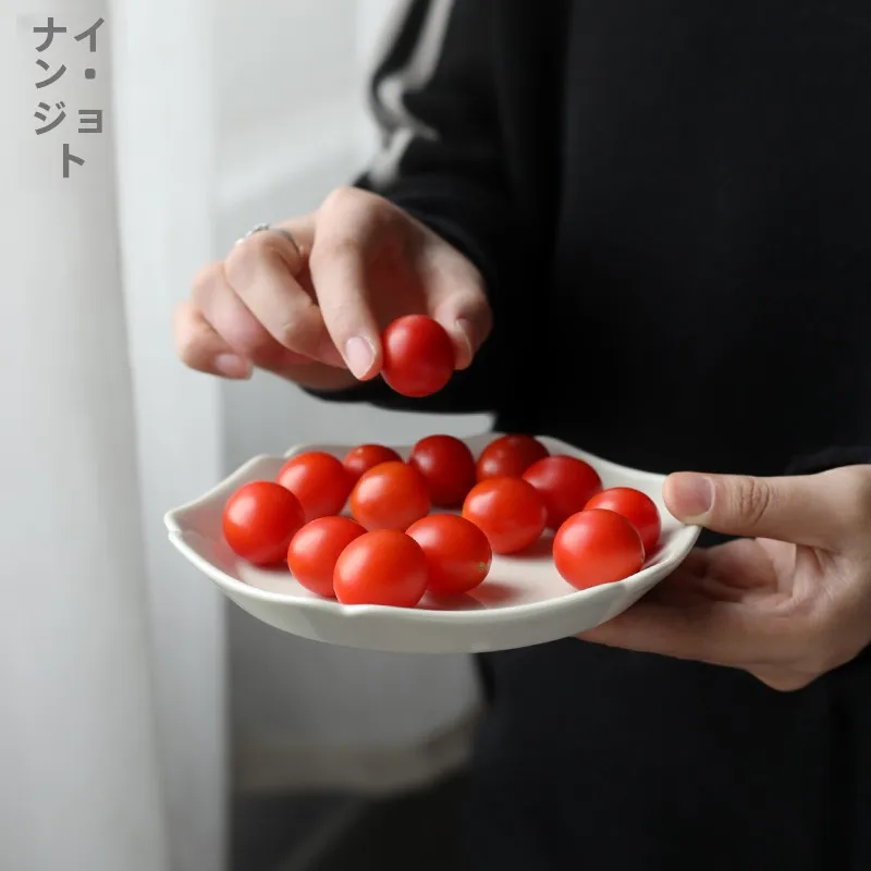 陶製中華風プレート：レトロデザインで日常の食卓を彩る