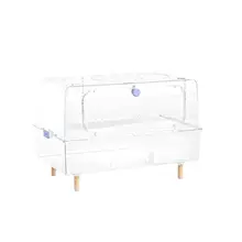 豪華な景観ハムスターハウス【小型テレビ型・金色のリス用・ペット用品】