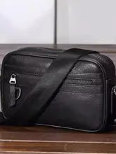 牛革製 メンズショルダーバッグ【高級感・斜め掛け・通勤用】