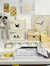 デスク収納ボックス【大容量・文房具や書籍の整理に最適・オフィス用】