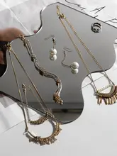 アクリル製ミラー仕上げのアクセサリートレイ【イヤリングディスプレイ・撮影用】