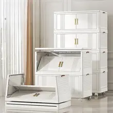 収納キャビネット 家庭用 収納 多層 折りたたみ 工具 整理