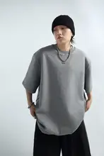 GRNL エアリーコットンオーバーサイズTシャツ【300g・丸首・五分袖】