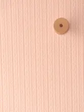 ピンクのジャカードストリップニットポリコットン生地