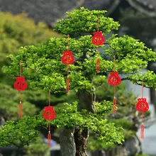 小さな提灯の飾り【室内外用・春節新年装飾・盆栽用】