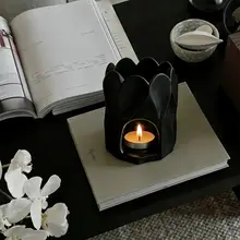 陶製アロマディフューザー【エッセンシャルオイル用・クリスタル加熱・キャンドルスタンド】