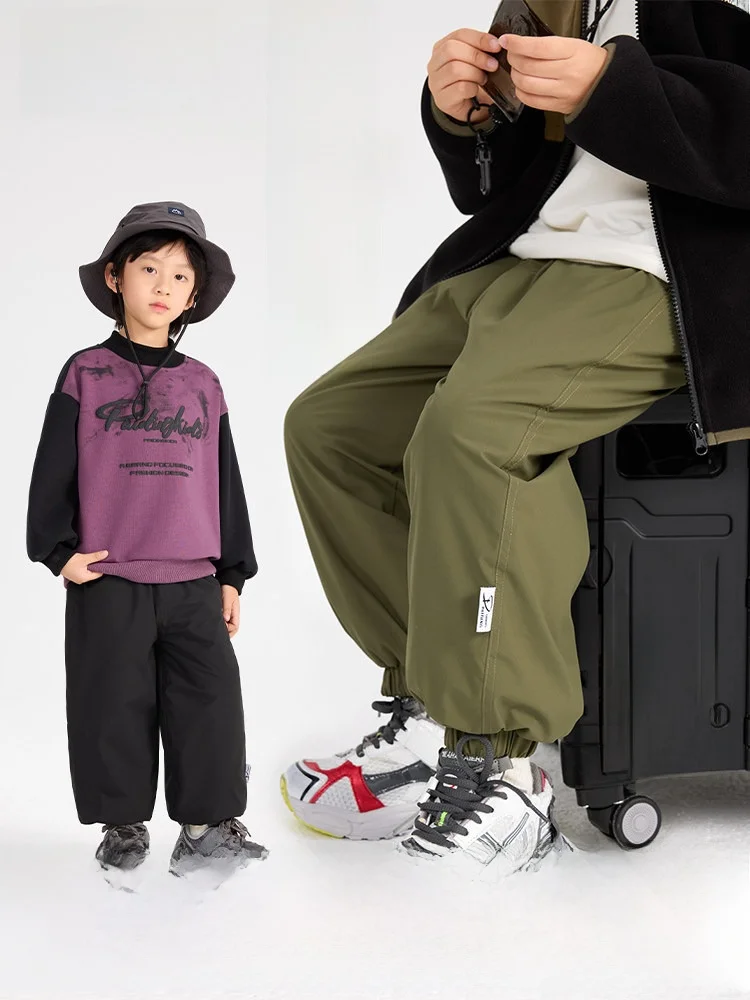 裏起毛の子供用スウェットパンツは冬の寒さに強いのか？