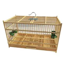 純竹製 鳥かご【手作り・小型鳥種用・繁殖用】