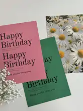 誕生日パーティー装飾用アルファベットポスター【シンプルデザイン・写真撮影用】