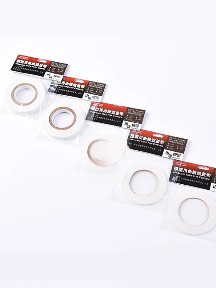 3Gモデル用カラーマスキングテープ：幅3mm～10mmの分色対応で航模組立を簡便に