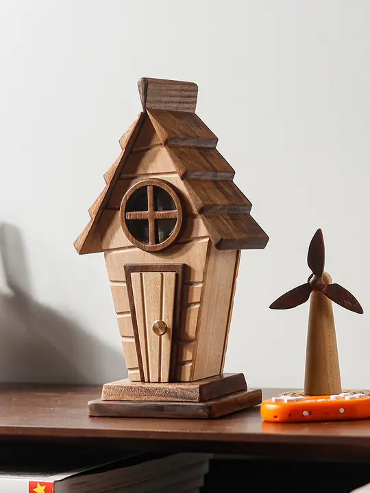 ナイトライト 木製 豚小屋 卓上インテリア 上品 おしゃれ ギフト プレゼント「oui」