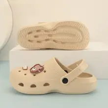 子供用カートゥーンデザインの夏用通気性サンダル【室内・アウトドア対応・包頭デザイン】