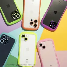 iFace iPhone 15 Pro Max 用 蛍光色 強化ガラスレンズフィルム【夜光効果】