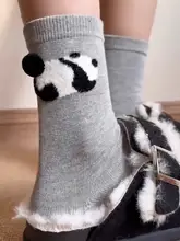 可愛い動物デザインの毛球ソックス【春秋用・女性・極上の柔らかさ】