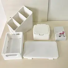 収納ボックス グーカードトレイ 手帳シール 文具 小物整理 インスタ映え シンプル ホワイト