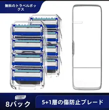 ドイツ製5層手動シェーバー替刃【男性用・傷防止デザイン】