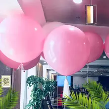 マカロンカラーの大きなバースデーバルーン【店舗開業・お祝い用・空気入れ可能】