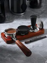 コーヒー用圧粉器と圧粉マットの3点セット【収納便利・お手入れ簡単】（セットアップ対応）