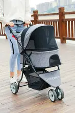 dodopet ペット用折りたたみカート【2匹用・軽量・犬猫対応】