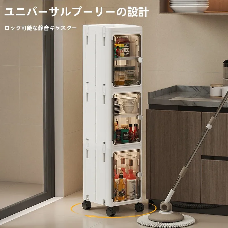 細いロッカーの収納効率と実用性：隙間収納キャビネットの詳細解説