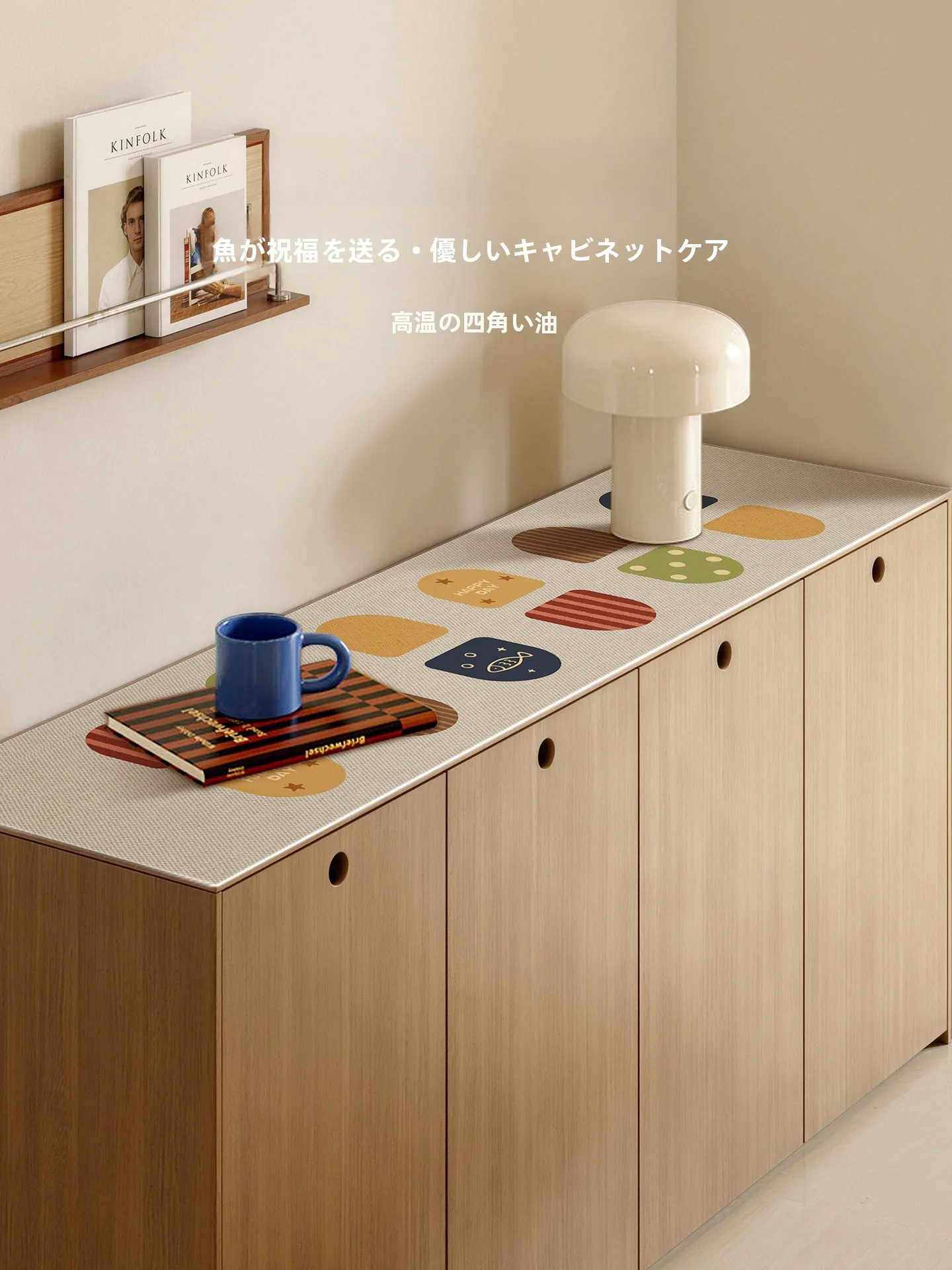キッチンテーブル用ポケモンSVテーブルクロス：レトロカートゥーンデザインの防水マットが解決する実用性