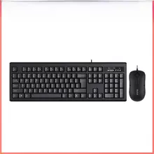 双飛燕 WKM1000 有線キーボードマウスセット【デスクトップ・ノートパソコン用・オフィスビジネス】