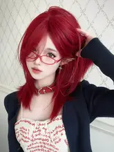 ロリータ風ロングウィッグ【中分・甘くてクールなデザイン】