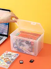 ゲームカード 収納 ケース 家庭用 透明 四角 収納棚