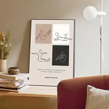 ピラティス 装飾画 ヨガ室トレーニング ジム