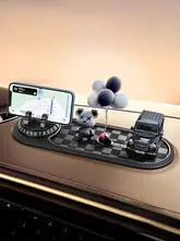 車載用スマホ天鹅型スタンド【多機能・滑り止めマット付き】