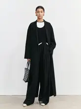 UNICA 超長モダンコート【100%ウール・圧力ゼロ・コクーンデザイン】