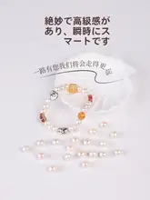天然淡水パールバロックリブ太孔ビーズ DIY用ネックレス・ブレスレット材料