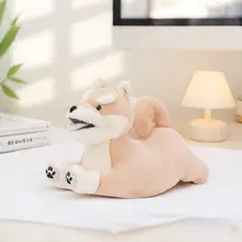 かわいい柴犬の抱き枕【寝るためのぬいぐるみ・毛足の長い素材・誕生日ギフトにも最適】